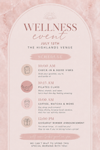 Load image into Gallery viewer, Where Beauty Meets Sweetness: A Wellness Event
